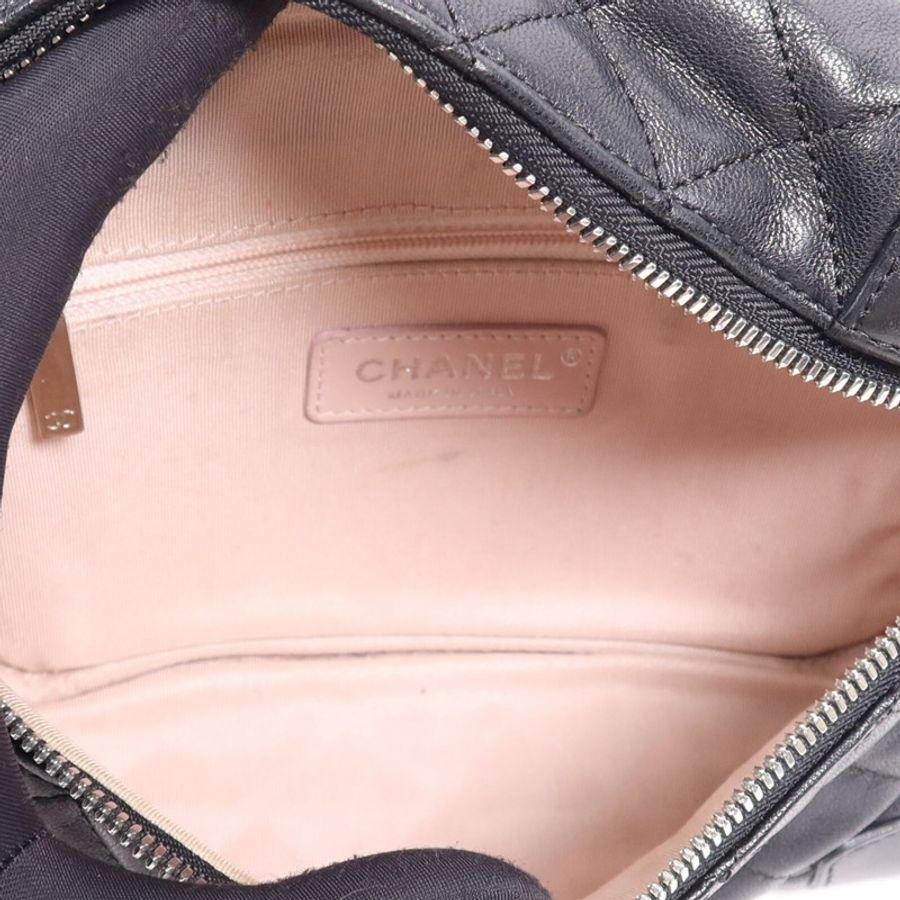 CHANEL 【激減優惠】羊皮皮革Chain Shoulder Bag銀扣鏈帶肩背袋-4