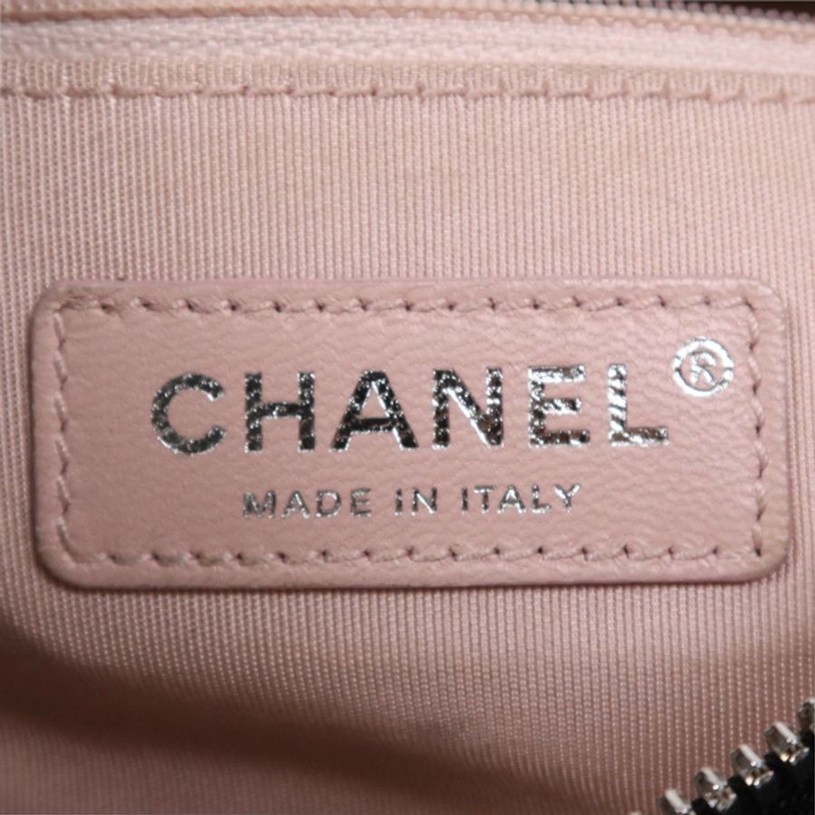 CHANEL 【激減優惠】羊皮皮革Chain Shoulder Bag銀扣鏈帶肩背袋-5