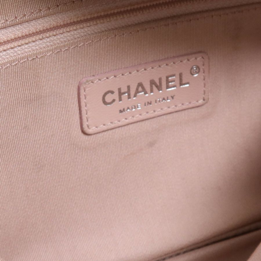 CHANEL 【激減優惠】羊皮皮革Chain Shoulder Bag銀扣鏈帶肩背袋-15