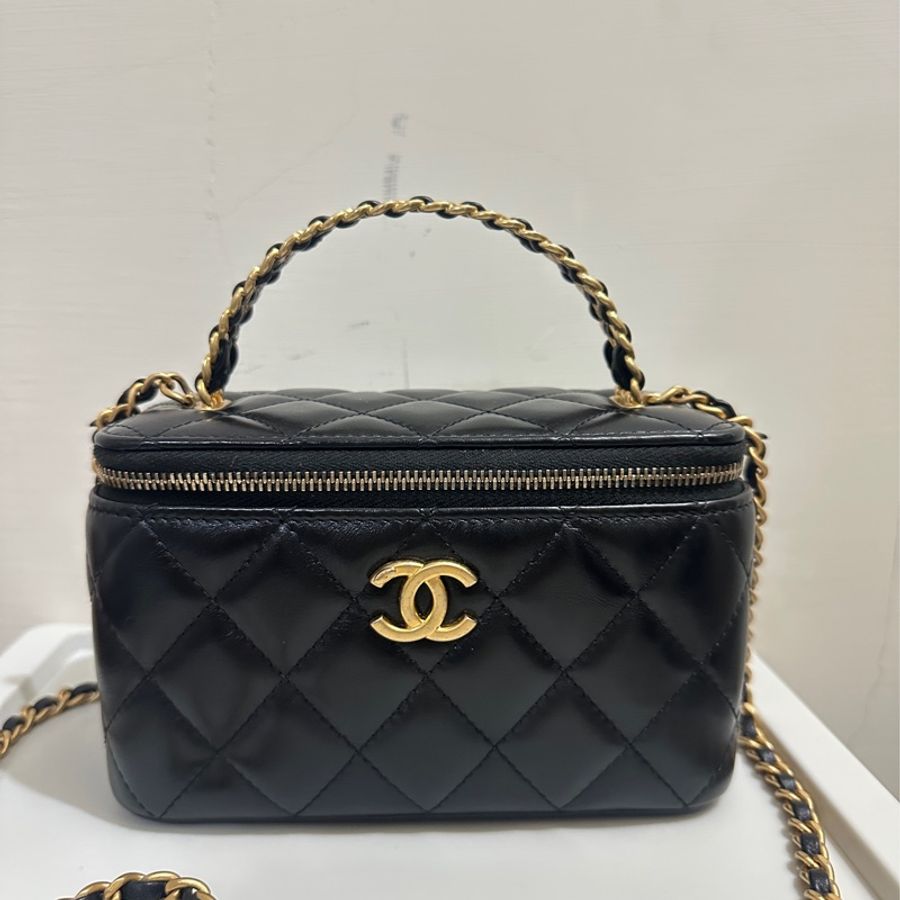 Chanel 23P 亮面牛皮長盒子-7