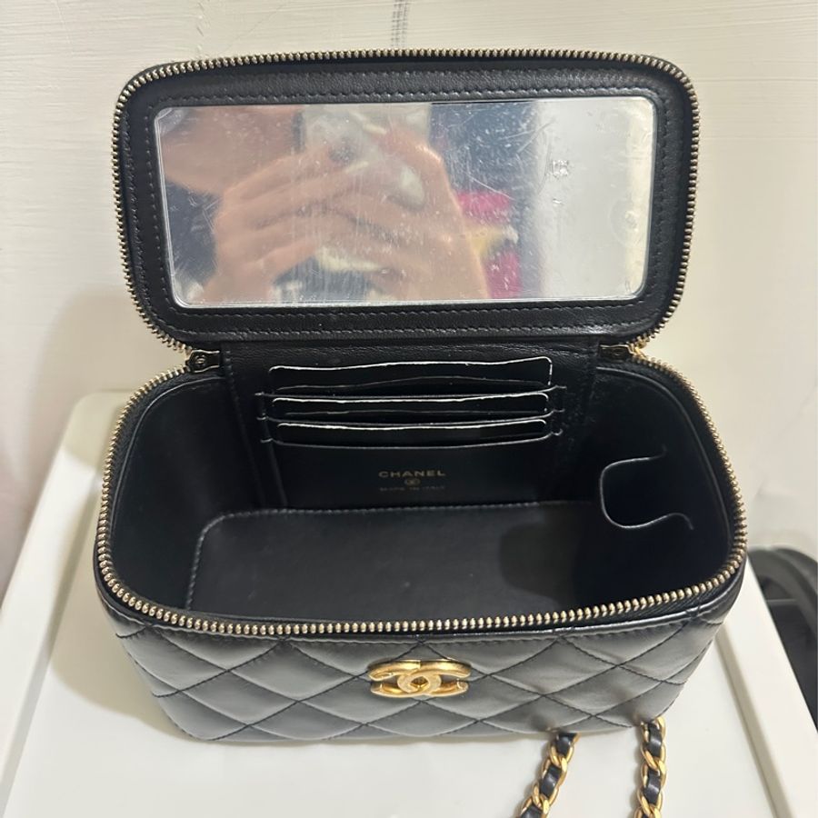 Chanel 23P 亮面牛皮長盒子-10