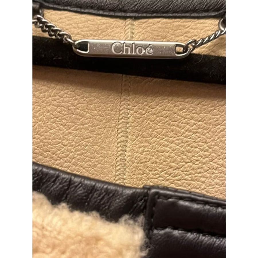 Chloe 皮毛一體皮革無袖夾克-9
