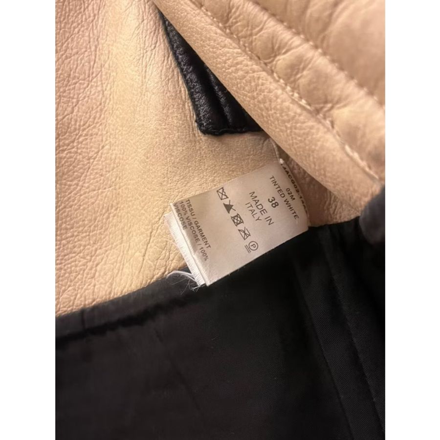 Chloe 皮毛一體皮革無袖夾克-12