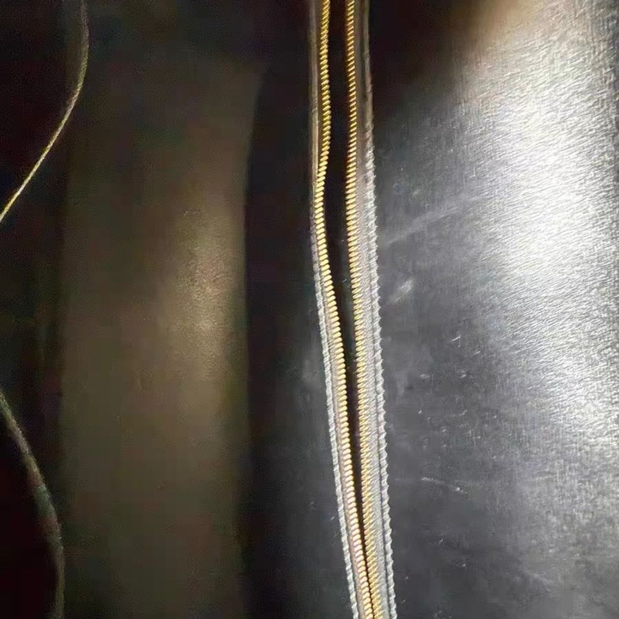 Hermes Kelly 40 手提包購物包 經典黑金-13