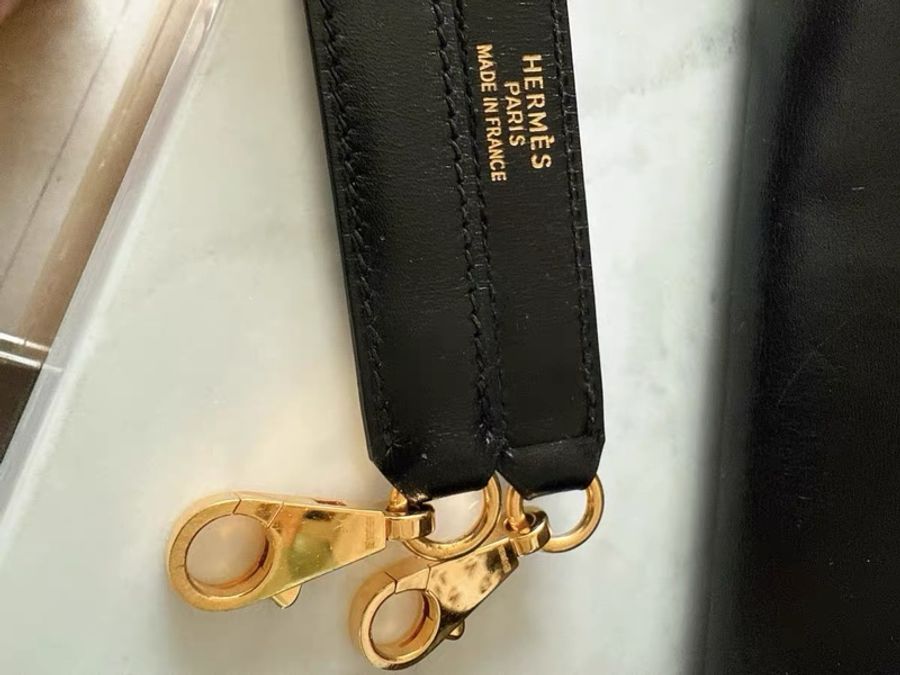 Hermes Kelly 40 手提包購物包 經典黑金-20