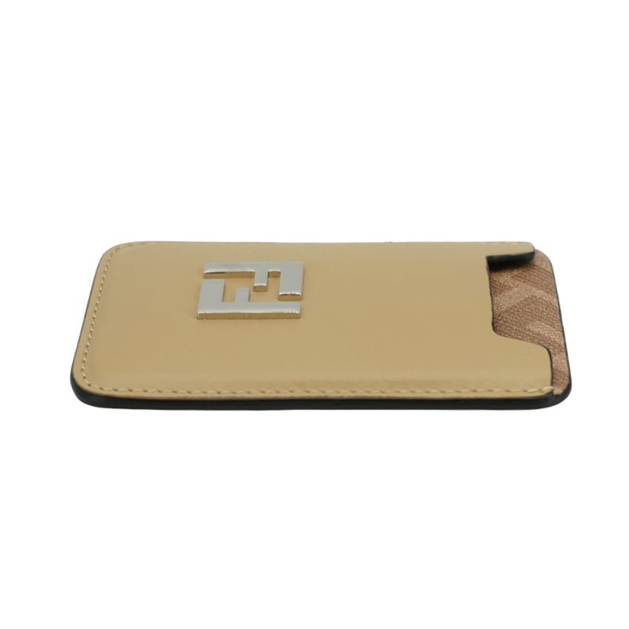 Fendi Squared FF logo MagSafe 磁吸手機卡片套(7M0364-米)-4