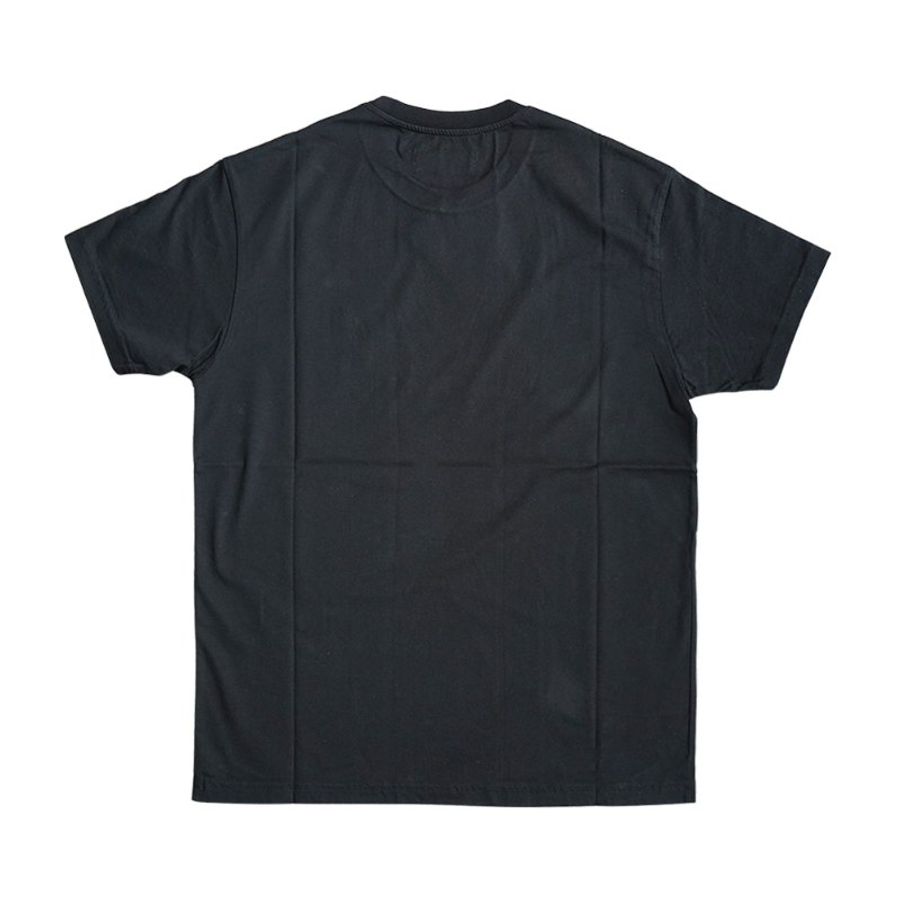 Vivienne Westwood 棉質彩色刺繡星球logo圓領男短T(黑)-1