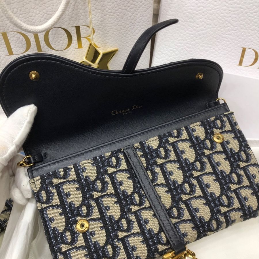 Dior 迪奥 刺绣老花二合一 woc链条包 21年-4