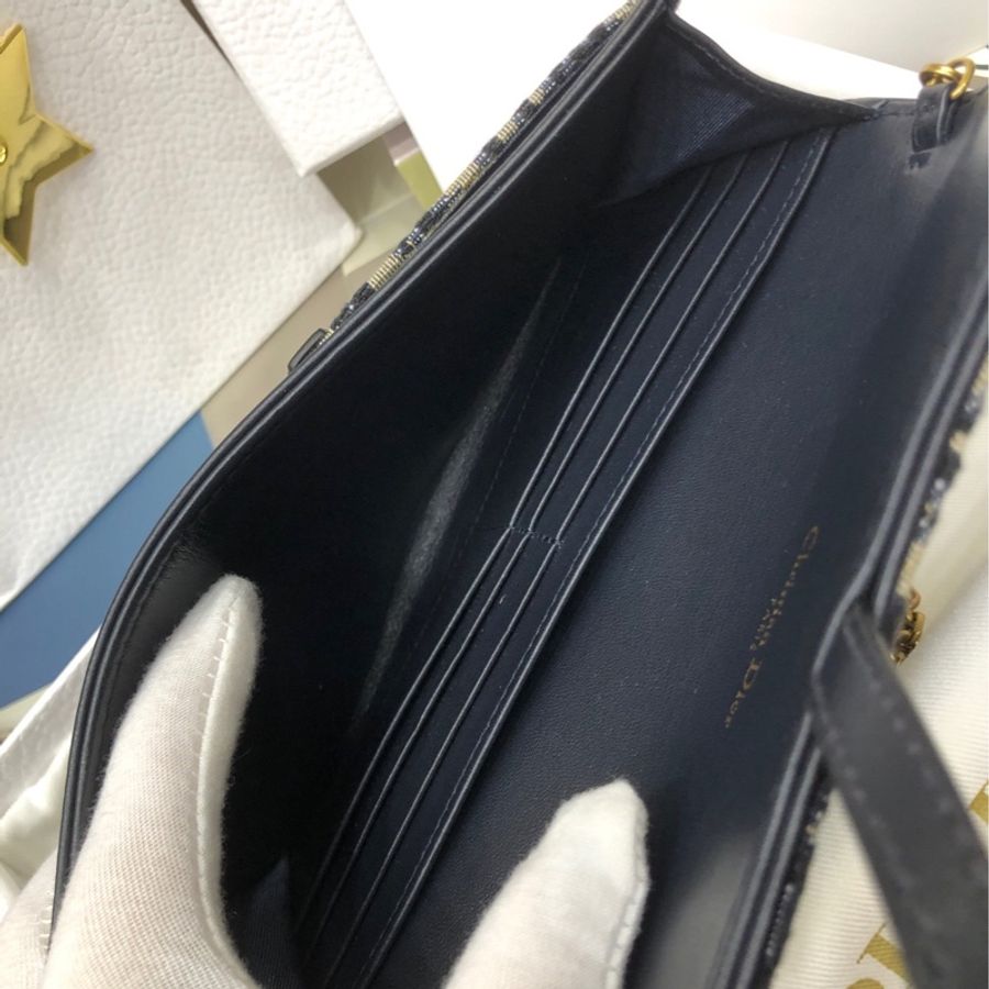 Dior 迪奥 刺绣老花二合一 woc链条包 21年-6