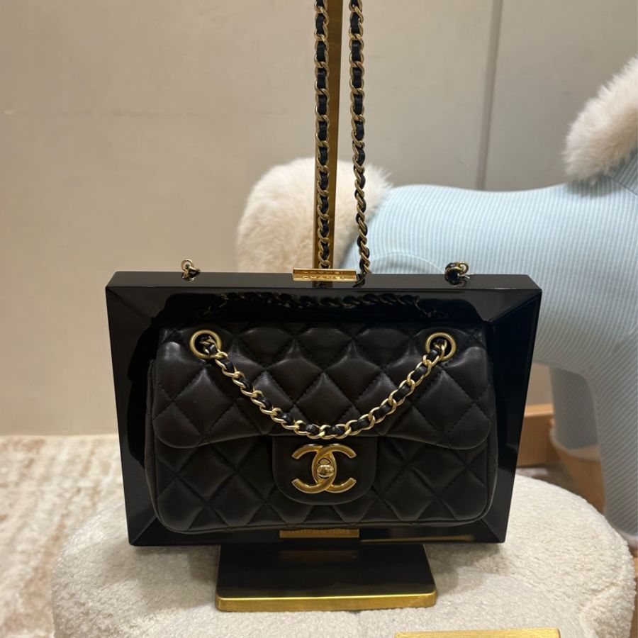 Chanel秀款 Vintage CC bag 斜背包❤️🔥-1