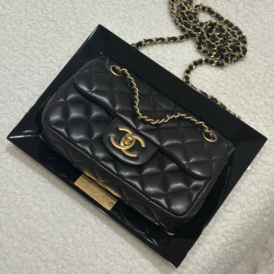 Chanel秀款 Vintage CC bag 斜背包❤️🔥-3