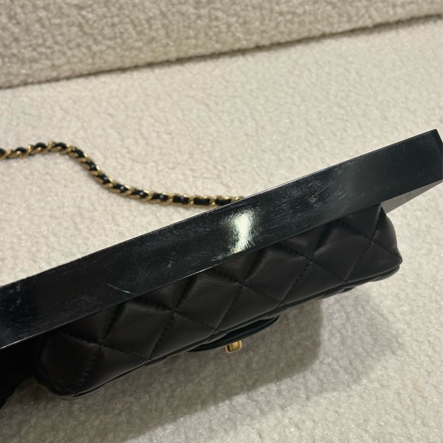Chanel秀款 Vintage CC bag 斜背包❤️🔥-9