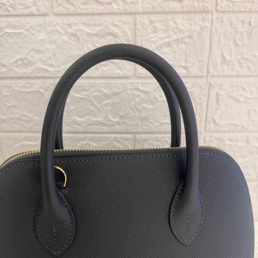 Hermes85石板灰金釦bolide25-13