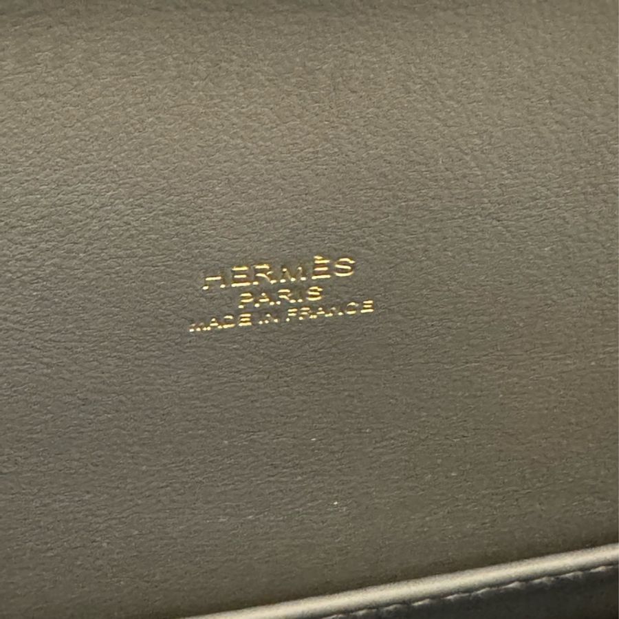 Hermes85石板灰金釦bolide25-22