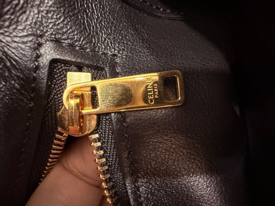 Celine C BAG 金釦 深藍 lisa同款 豆腐包 鏈條包 斜背包 手提包 側背包 肩背包-41