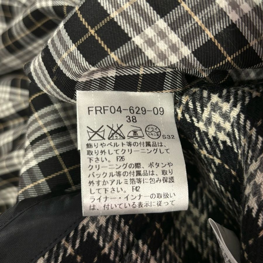 Burberry Blue Label藍標 黑色風衣(無腰帶)-6