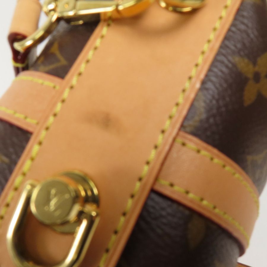 LOUIS VUITTON 【激減優惠】Monogram Duffle金扣手挽肩背兩用袋棕色-7