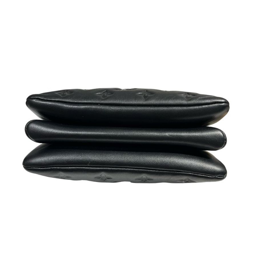 LV CHAIN SHOULDER BAG BLACK [A05337]-4