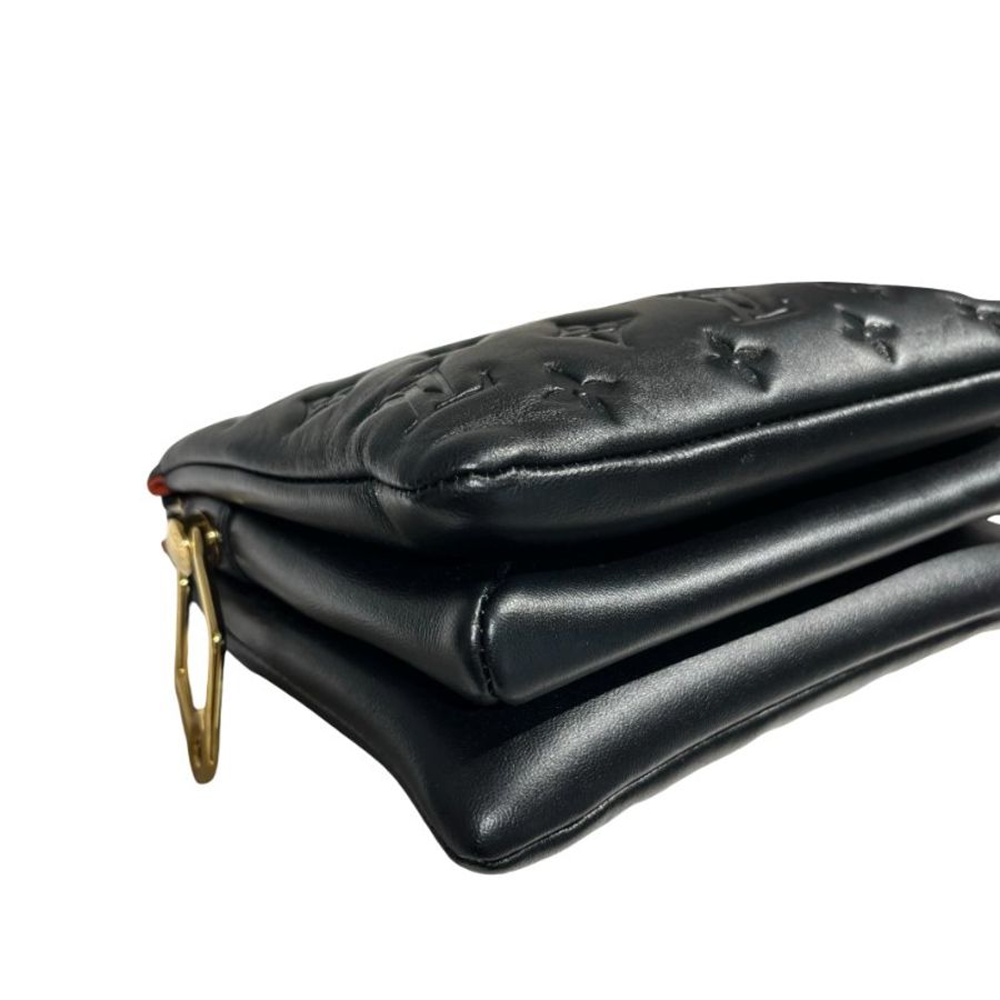 LV CHAIN SHOULDER BAG BLACK [A05337]-5