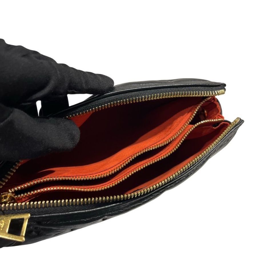 LV CHAIN SHOULDER BAG BLACK [A05337]-9
