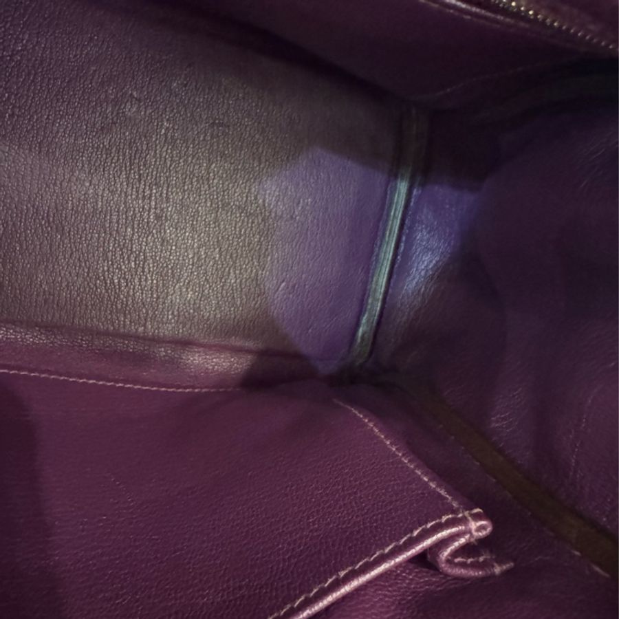 Hermes海葵紫銀釦kelly28 紫進不出✨-55