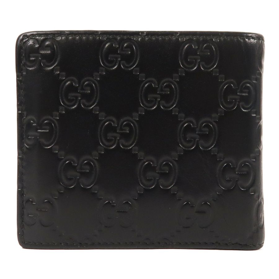 GUCCI 【激減優惠】牛皮皮革Signature Wallet錢包-1