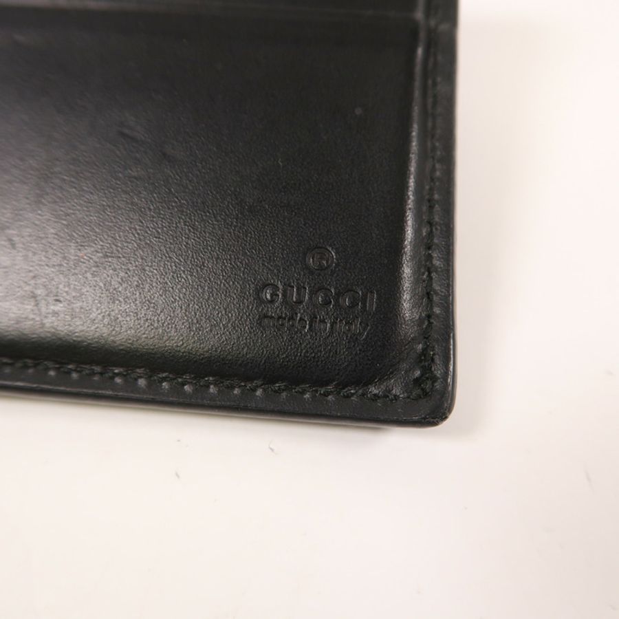 GUCCI 【激減優惠】牛皮皮革Signature Wallet錢包-6