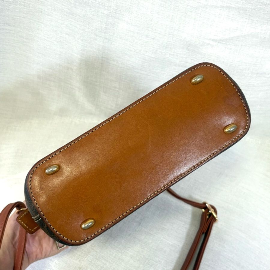 Celine 中古凱旋門老花貝殼包 斜挎包Alma BB-14