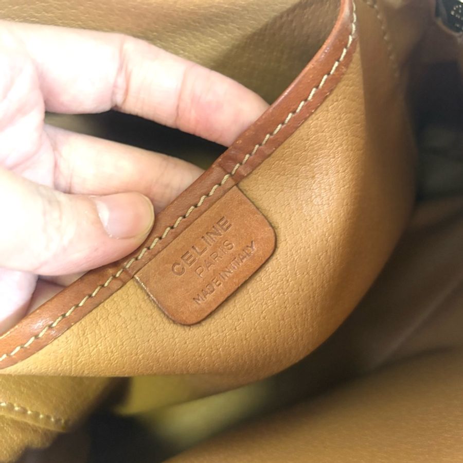 Celine 中古凱旋門老花貝殼包 斜挎包Alma BB-16