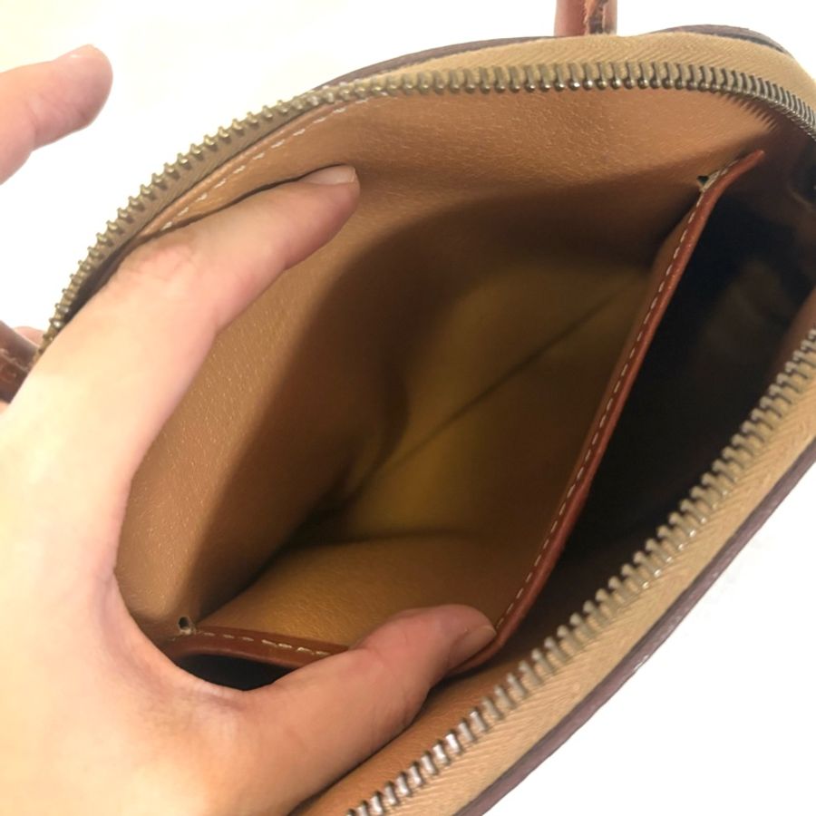 Celine 中古凱旋門老花貝殼包 斜挎包Alma BB-18