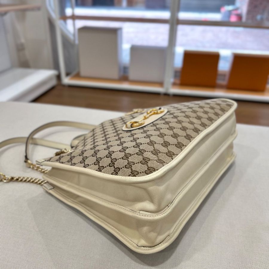 Gucci 馬銜 1955手提肩背托特包-15