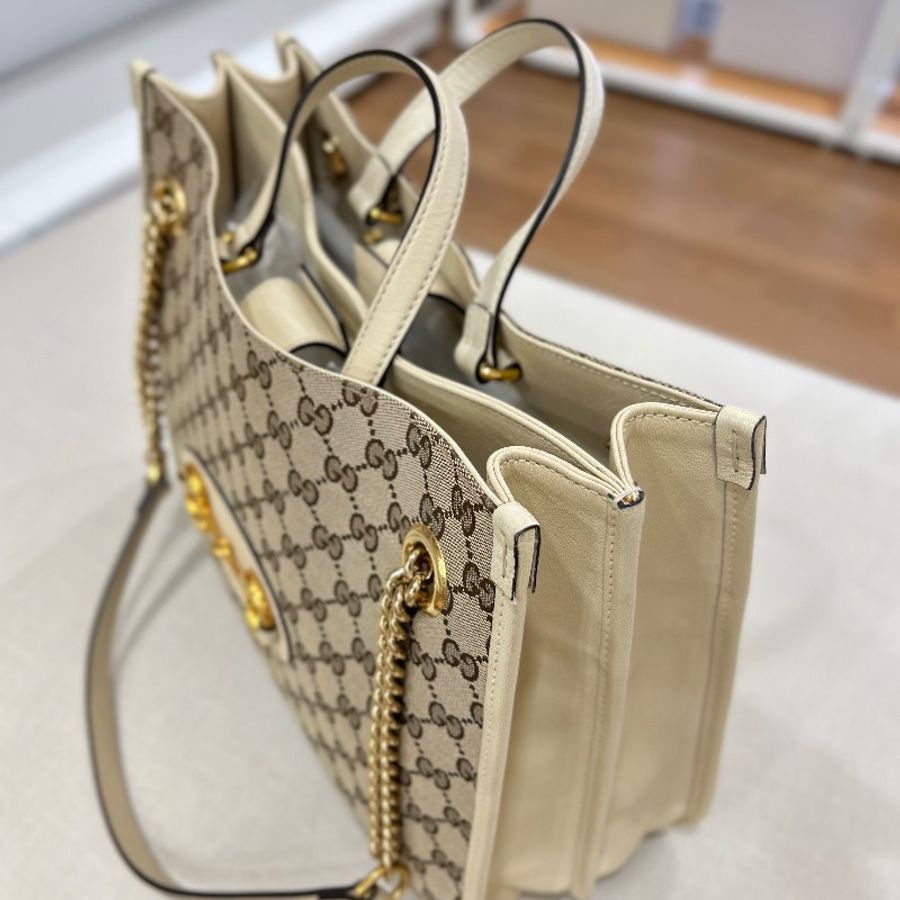 Gucci 馬銜 1955手提肩背托特包-19