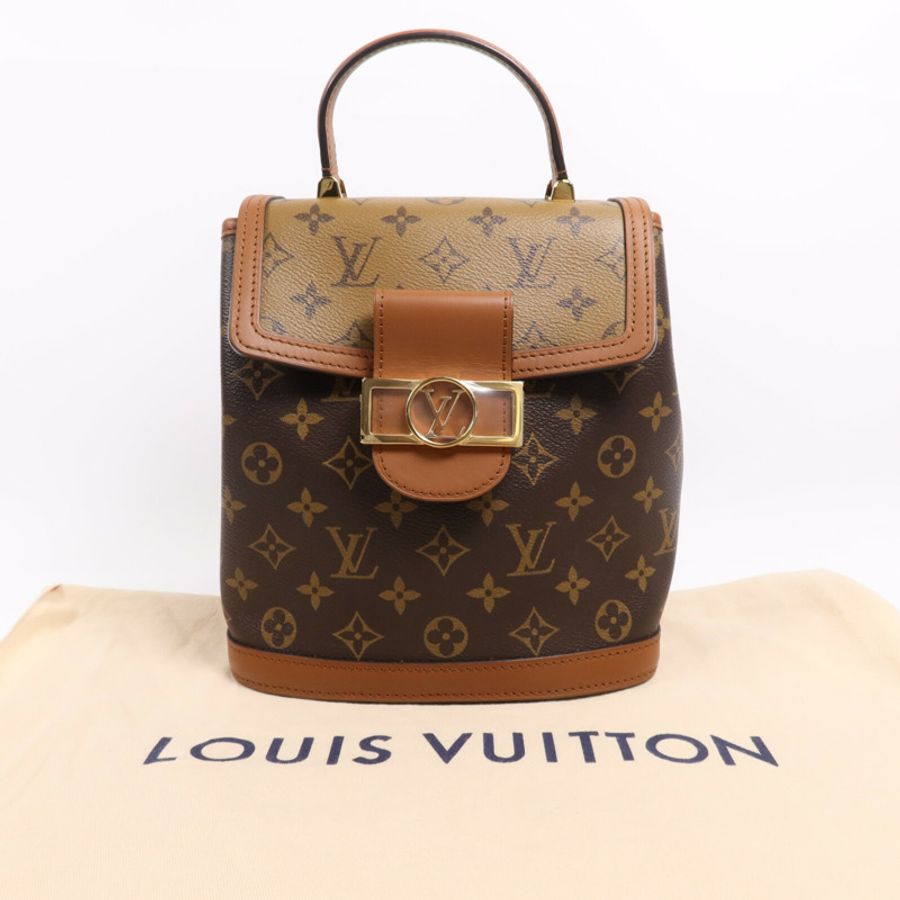 LOUIS VUITTON Monogram Reverse Dauphine Backpack背包-5