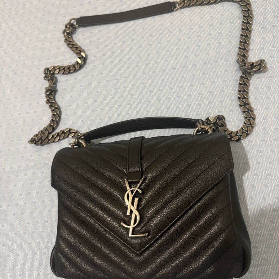 YSL 牛皮學院包-5