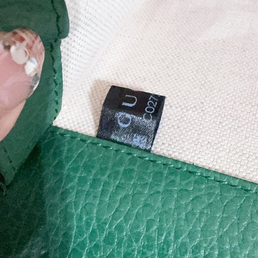 二手Gucci 綠色酒神包（中號）-21