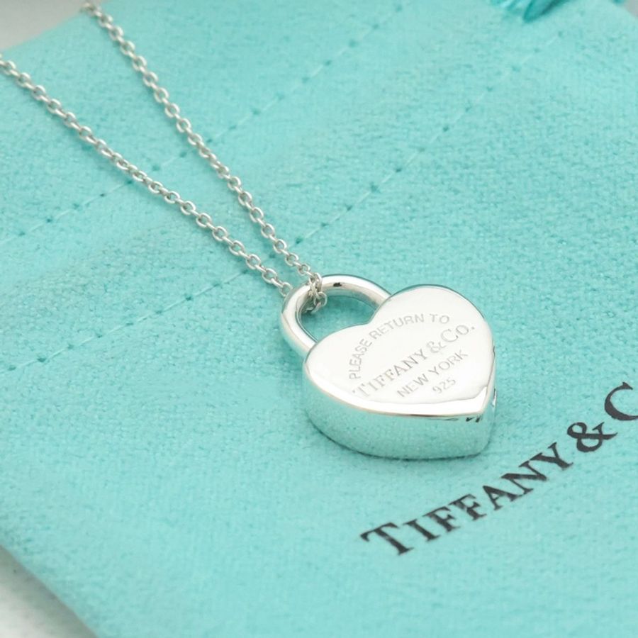 🌷Tiffany&Co. 愛心項鍊 ｜經典花紋✦fufu style 精品✦ 氣質款｜-1