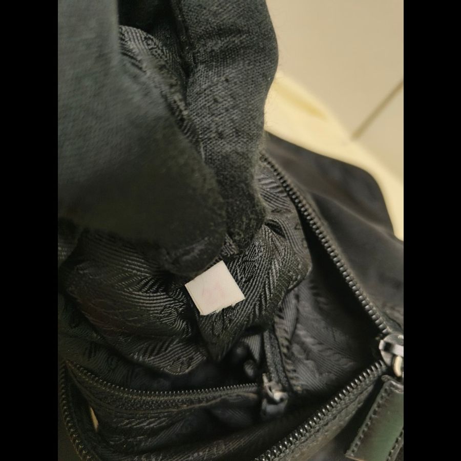 ‼️年中慶降價‼️創新低價只到6/21🎁(原16800)㊣✨PRADA✨普拉達 黑色 輕量 帆布 皮革 單釦 掀蓋式 郵差包 肩背包 斜背包 /二手包/二手精品/保證正品🌳二手樹屋🌳-45