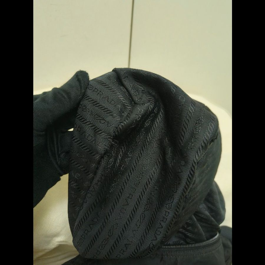 ‼️年中慶降價‼️創新低價只到6/21🎁(原16800)㊣✨PRADA✨普拉達 黑色 輕量 帆布 皮革 單釦 掀蓋式 郵差包 肩背包 斜背包 /二手包/二手精品/保證正品🌳二手樹屋🌳-48