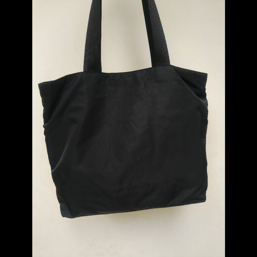 ㊣✨PRADA✨(附保卡)普拉達 黑色 輕量 帆布 皮革 雙口袋 托特包 文件包 通勤包/二手包/二手精品/保證正品🌳二手樹屋🌳-3