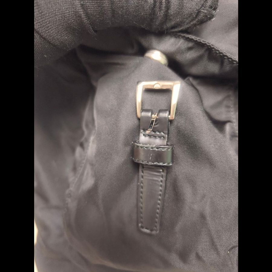 ㊣✨PRADA✨(附保卡)普拉達 黑色 輕量 帆布 皮革 雙口袋 托特包 文件包 通勤包/二手包/二手精品/保證正品🌳二手樹屋🌳-31