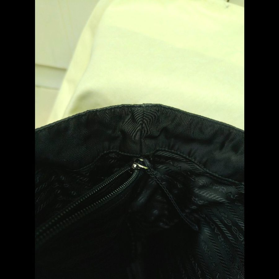 ㊣✨PRADA✨(附保卡)普拉達 黑色 輕量 帆布 皮革 雙口袋 托特包 文件包 通勤包/二手包/二手精品/保證正品🌳二手樹屋🌳-47