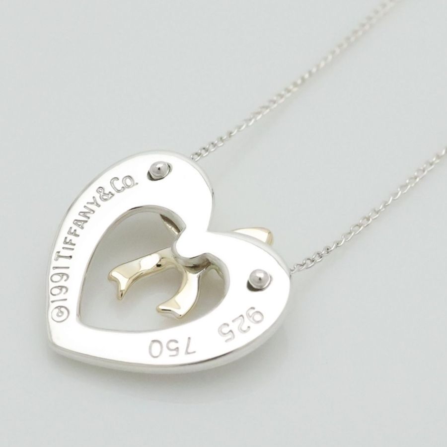 🌷Tiffany&Co. 愛心項鍊 |經典花紋✦fufu style 精品✦ 氣質款|-3