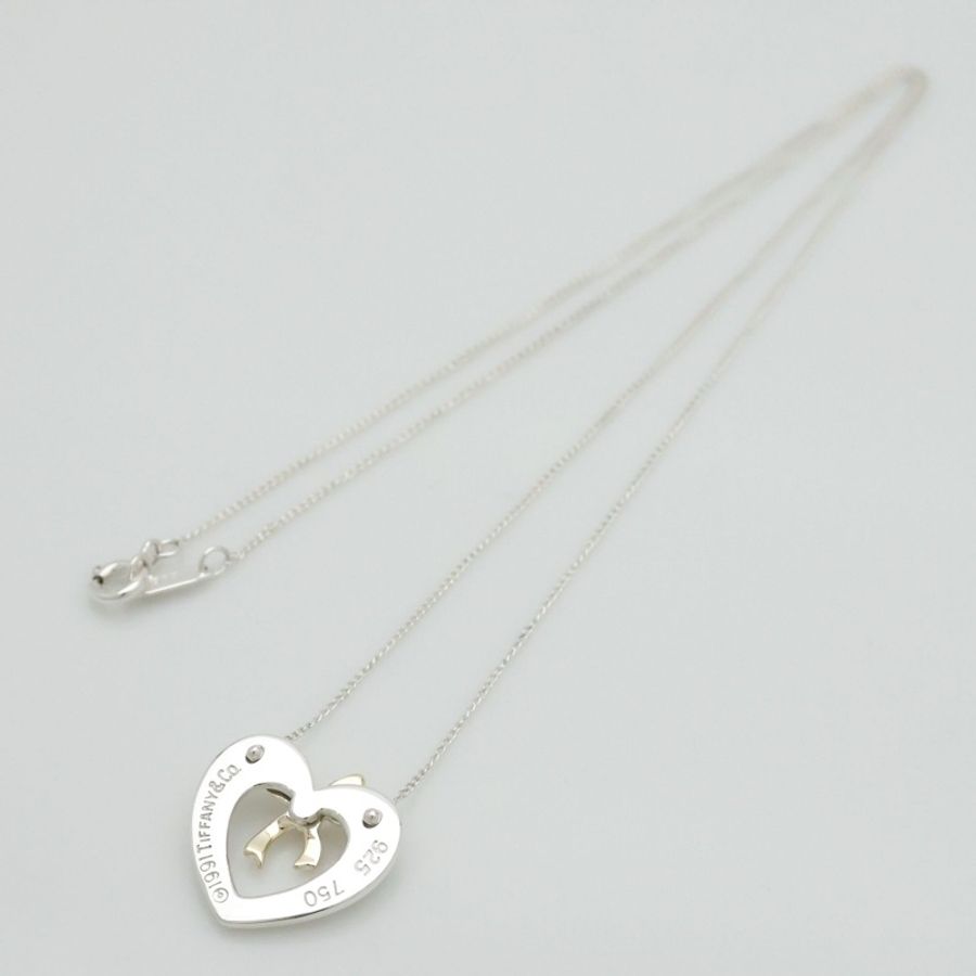 🌷Tiffany&Co. 愛心項鍊 |經典花紋✦fufu style 精品✦ 氣質款|-7