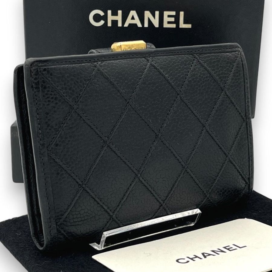 🌷Chanel 短夾.皮夾.錢包|經典花紋✦fufu style 精品✦ 氣質款|-1