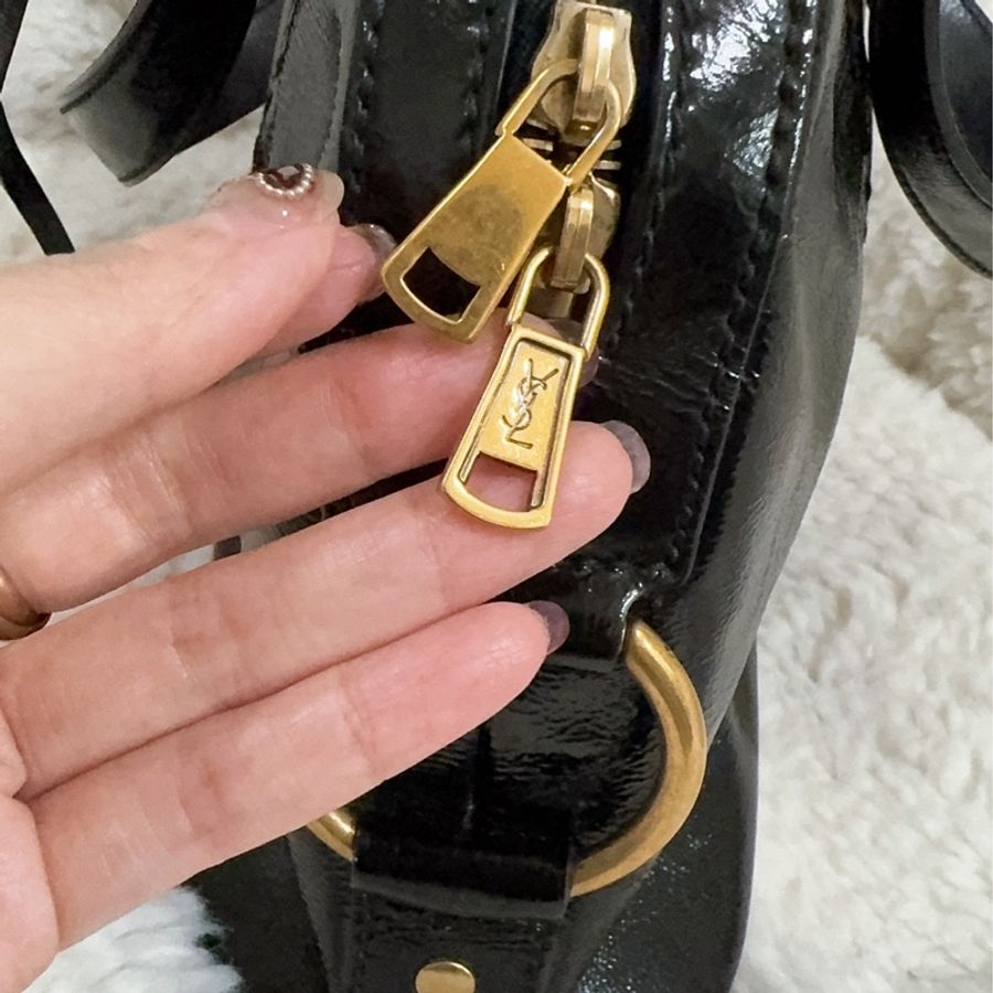 二手YSL 聖羅蘭手提肩背包(小款鎖頭🔒包)-3