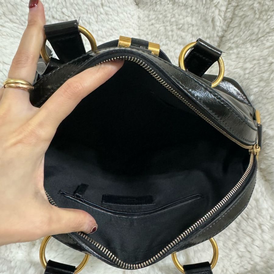 二手YSL 聖羅蘭手提肩背包(小款鎖頭🔒包)-22