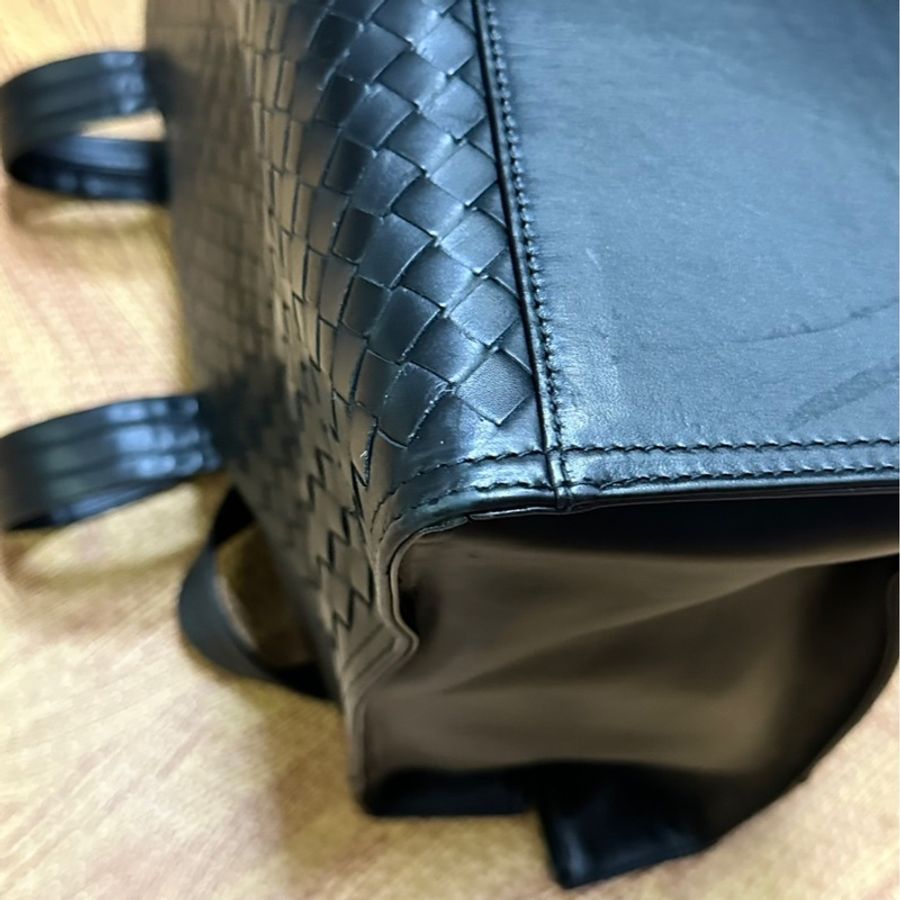 Bottega Veneta BV黑色旅行袋-9