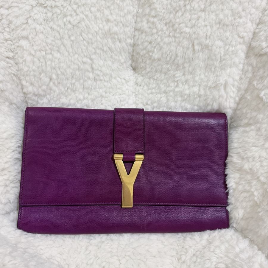 二手聖羅蘭YSL CHYC系列大手拿包-0