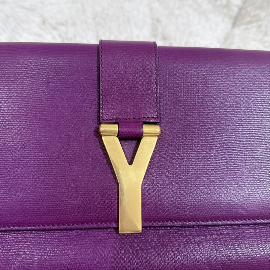 二手聖羅蘭YSL CHYC系列大手拿包-4