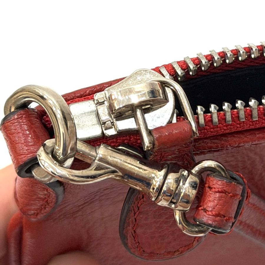 LOEWE Anagram 迷你 紅色 鎖頭 牛皮 斜背包 側背包 肩背包 側背包 長夾 皮夾 錢包 手拿包 晚宴包-19